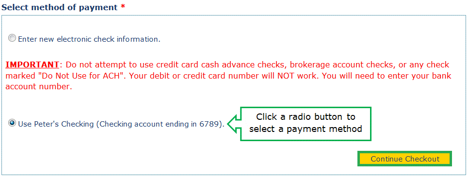 Making an Online Payment in CASHNet